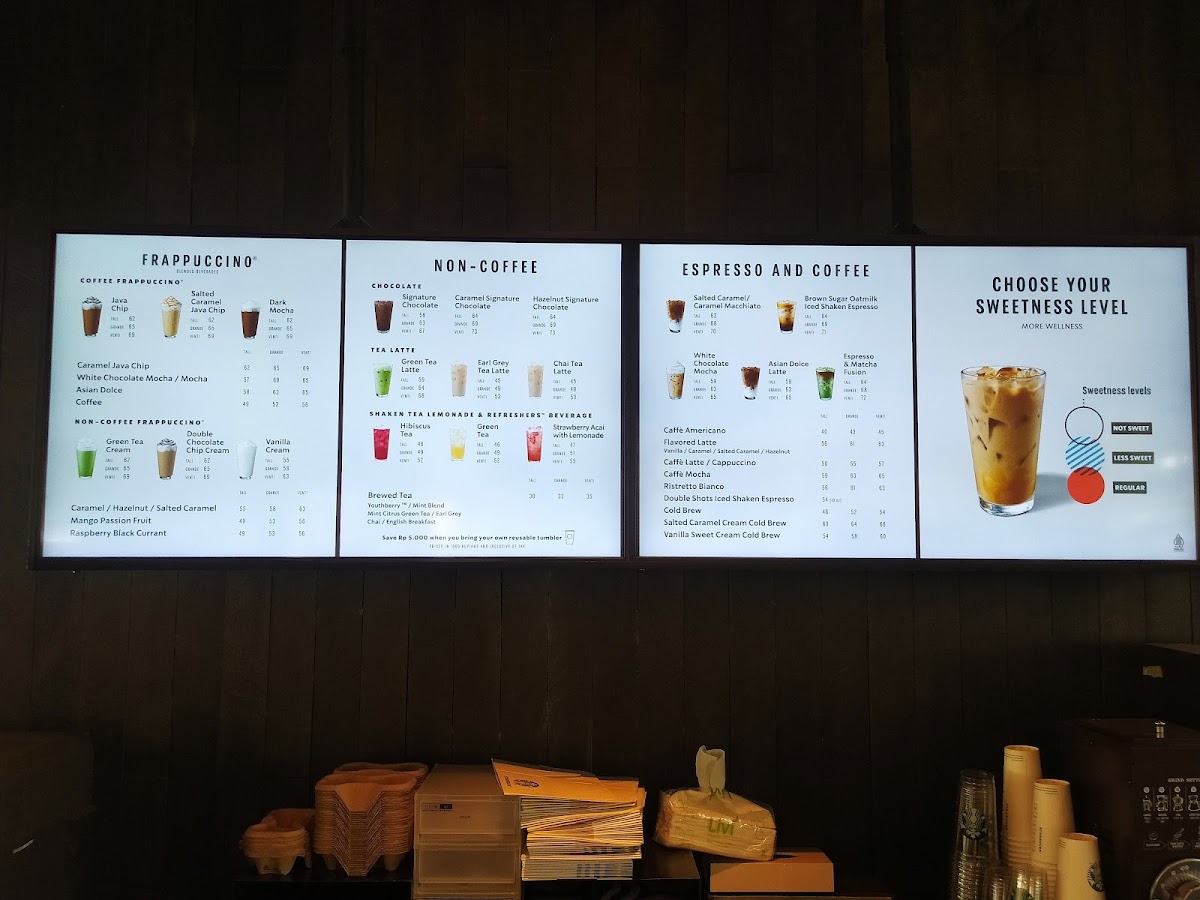 Starbucks Labuan Bajo Menu - Image 1